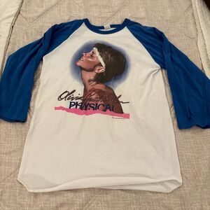 RARE NEVER WORN Vintage 1982 Olivia Newton-John Physical Tour Raglan Shirt XL